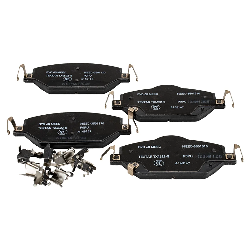 Chinese car parts Different Materials Performance Car Brake Pads Manufacturers brake pads for byd e6 MEEC-3501500