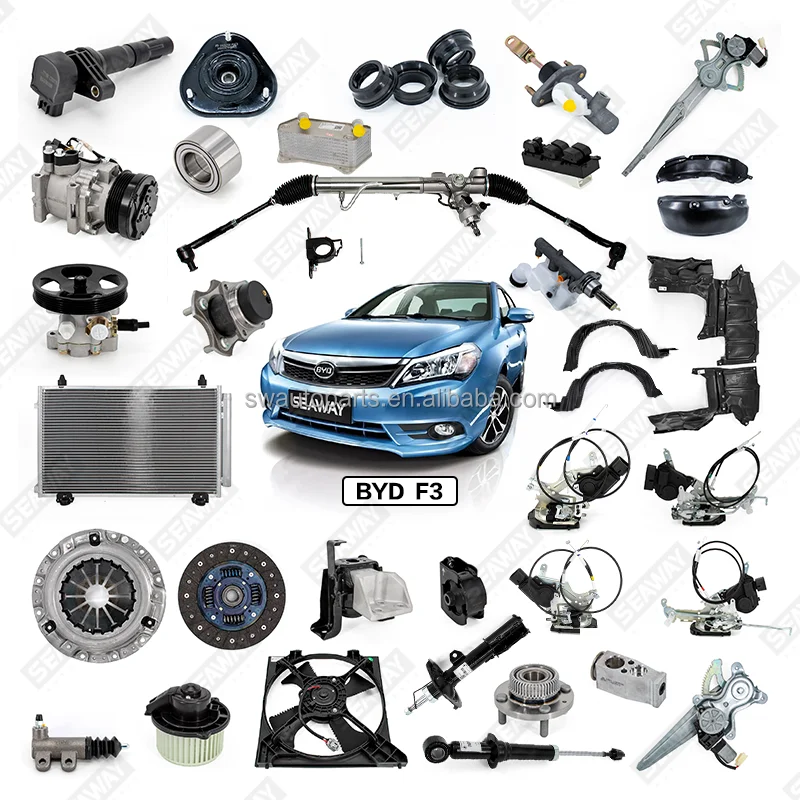 BYD car accessories Supplier for BYD G3/G3R/ e3 /e5/ e6 /S6/ S7 /F0 /F3/ F3R /Qin /Tang /Song/ Han Car Spare Parts